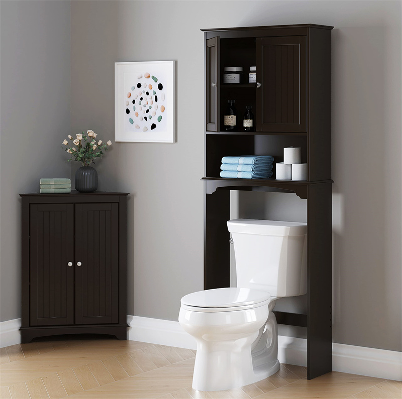 Ing Lemari Panyimpenan Toilet, Rak Kamar Mandi Ing Toilet, Organizer Kabinet Panyimpenan Kamar Mandi